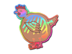 Poorly Drawn Chicken (Holo) image
